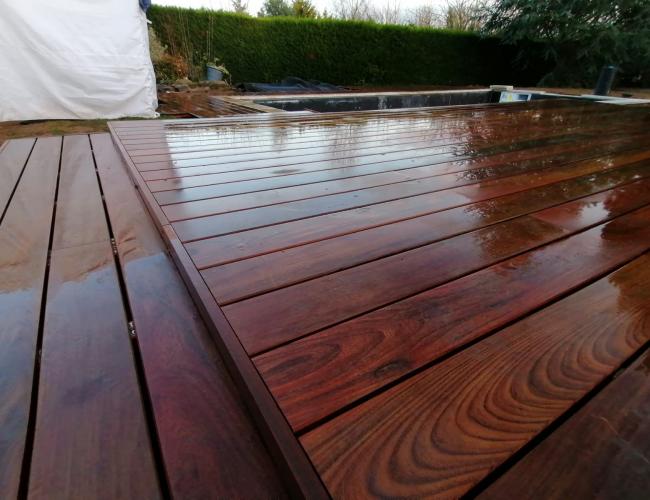 Constructeur de terrasse en bois exotique Villiers aux Noeuds 51500 ( 51 secteur Marne ).