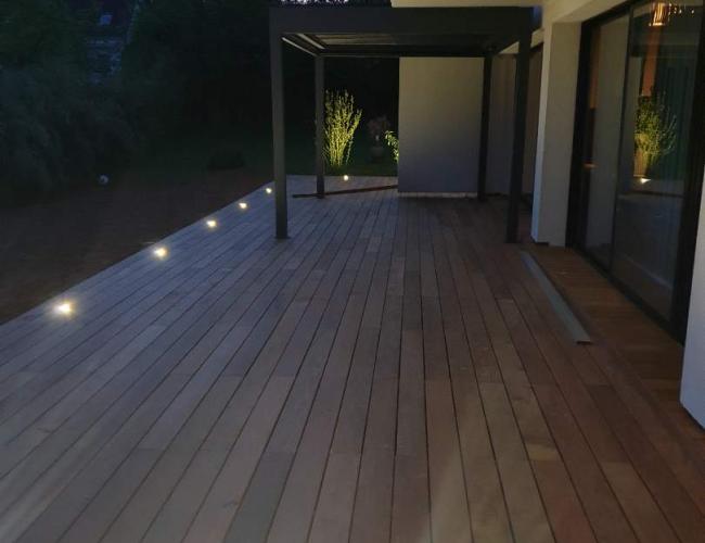 Création de terrasse en bois exotique à Jouy-Lès-Reims 51390 ( 51 secteur Marne ).
