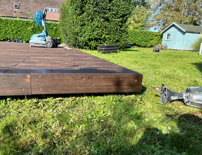pose de terrasse en bois proche Reims 51
